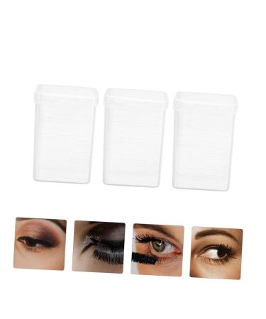 POPETPOP 3000 Pcs Glue Cleaning Pads for Eyelashes & Nails | Anti-Clog Wipes for Extensions & Polish Remover | White Cotton 8x6cm - Bulk Pack - Buy Online on GoSupps.com