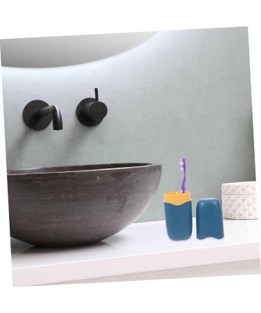 Portable Raccoon Travel Toothbrush Cup Set - 2 Pieces Washbeaker Storage for Toothpaste & Brushes - Buy Online on GoSupps.com