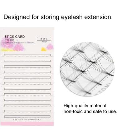 Lot de 10 Cartes de Rangement pour Extensions de Cils Faux ventails en Papier Organisateur de Maquillage avec Ruban Adh sif Double Face pour D butants en Greffe de - Buy Online on GoSupps.com