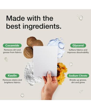 Eco-Friendly Laundry Leaf Detergent Sheets | Sustainable Clean for All Fabrics | Shop Internationally - Buy Online on GoSupps.com