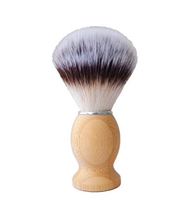 Boti Handmade Shaving Brush - Synthetic Hair and Natural Bamboo Handle can be Used with Safety Razor Straight Razor Barber Salon Tool