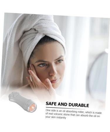 Beavorty Oil Absorbing Face Roller 1pc Volcanic Stone Oil-Absorbing Ball Purifying Clay Mud Face Massager Oil Resistant Grey 1 count (Pack of 1) - Buy Online on GoSupps.com
