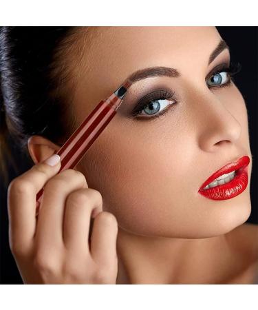 Magic Eyebrow Pencil 2024 New 3D Waterproof Microblading Eyebrow Pencil Contouring Pen 4 Tipped Precise Brow Pen Fine Stroke Microblading Eyebrow Pencil Natural Makeup (Black) - Buy Online on GoSupps.com