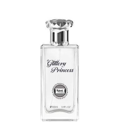 Hybrid & Company Women Glittery Princess Pour Femme Eau De Parfum Vaporisateur Natural Spray 3.4 Fl Oz - Buy Online on GoSupps.com