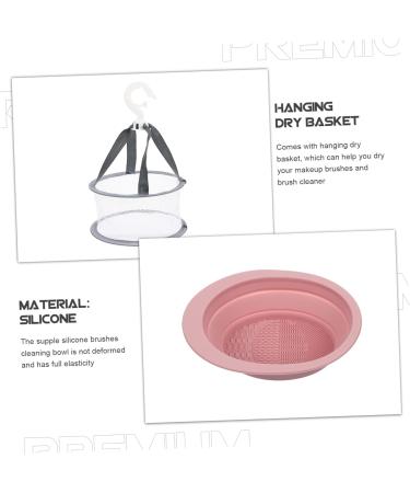 FRCOLOR 2 Sets Makeup Brush Cleaning Silicone Dish Sponge Portable Cleaner Makeup Brush Cleaner Mat Dryer Cleaner Make up Powder Puff Esponjas Para Maquillaje Wash Bowl Beauty Egg Fabric - Buy Online on GoSupps.com