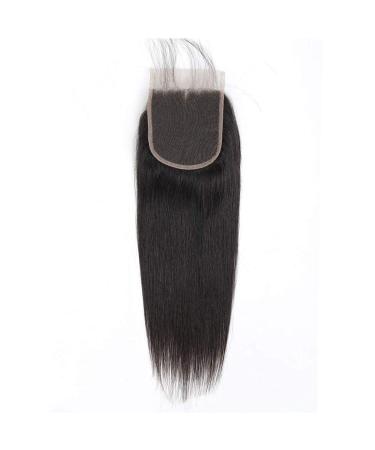Toocci Straight Hair Lace Closure - 4x4 Full Brazilian Human Hair Front Closure with Baby Hair - 8 Inch Quality Lace Wig - Buy Online on GoSupps.com