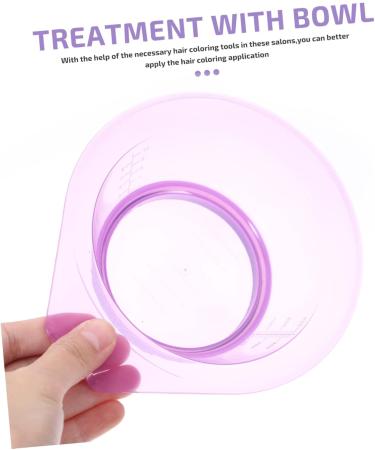 DOITOOL Bol De Teinture Pour Cheveux Transparent 2 Pi ces Taille Moyenne En Plastique Lavable R utilisable Outil De Salon De Coiffure Pour Coloration Professionnelle Et Usage Domestique - Buy Online on GoSupps.com