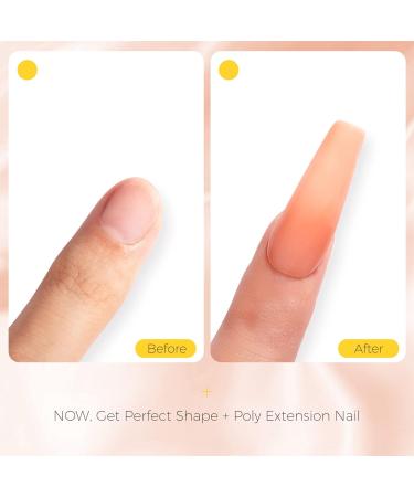 BURANO Poly Nail Gel - 60ml Nude Builder Gel for Trendy Nail Extensions | International Shipping Available - Buy Online on GoSupps.com