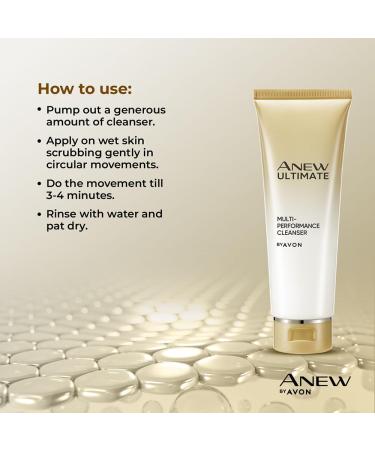 Buy Avon Anew Ultimate Cleanser (125g) Best International Shipping | Skincare Essentials - Buy Online on GoSupps.com