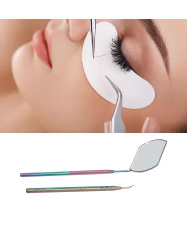 Eyelash Lifting Mirror Tweezers Set | Stainless Steel Eyelash Extension Tool | Portable Kit for Perfect Lashes - Buy Online on GoSupps.com