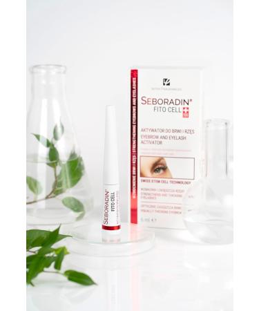Seboradin Eyelash and Eyebrow Growth Activator 6 ml | Eyelash and Eyebrow Serum Lengthen and Strengthen | Eyelash Growth Serum | Eyelash Eyebrows Conditioner | Natural Ingredients Serum - Buy Online on GoSupps.com