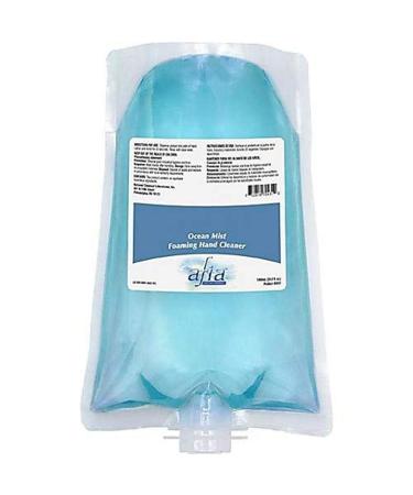 National Chemical Laboratories 1164Z90CS Afia Ocean Mist Foaming Hand Cleaner 1000ml Pack of 6