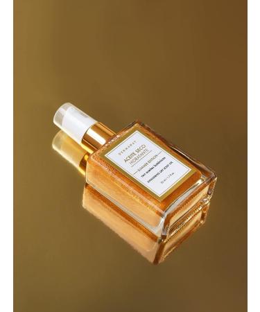 Dermanat Shimmering Dry Oil - Non-Greasy Body Oil for Sun-Kissed Glow - Paraben-Free Formula - 1.7 fl. oz - Buy Online on GoSupps.com
