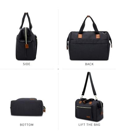 SONARIN Baby Nappy Changing Bag | Insulated Pocket, Waterproof, Large Capacity | Stylish & Durable | Black - Buy Online on GoSupps.com