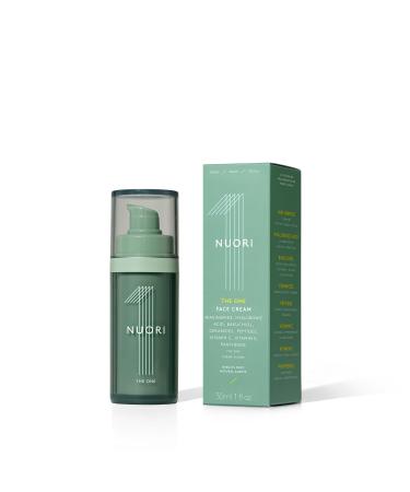 NUORI The One Face Cream | 8 Hero Skincare Ingredients in One Powerful Cream For All Skin Types Including Sensitive Skin All Natural 30 ml / 1 fl oz