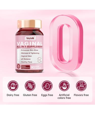 Vaginal Probiotics for Women pH Balance with Lactobacillus Probiotic Blend to Promote Healthy Vaginal Odor,Vaginal Flora - Women's Vaginal Health Probiotic 90 Count 90 Count (Pack of 1) - Buy Online on GoSupps.com