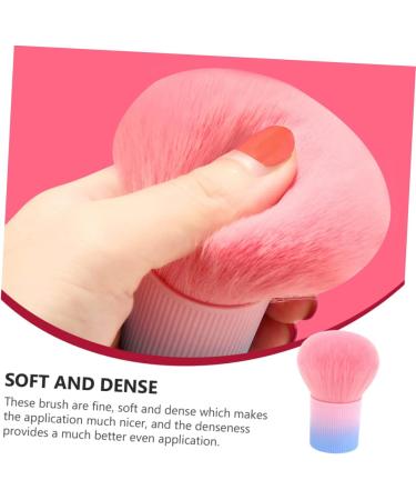 minkissy Travel Powder Brush Mushroom-shaped Haircut Powder Brush Loose Powder Loose Powder Cosmetic Makeup Travel Makeup Brush Face Powder Brush Tools Man-made Fibers Face Makeup Tools - Buy Online on GoSupps.com