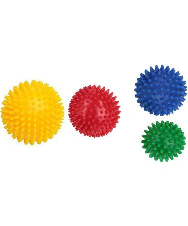 JINWENZHANG Massage Balls - 4 Hedgehog Balls with Mixed Hardnesses & Sizes | International Shipping - Buy Online on GoSupps.com