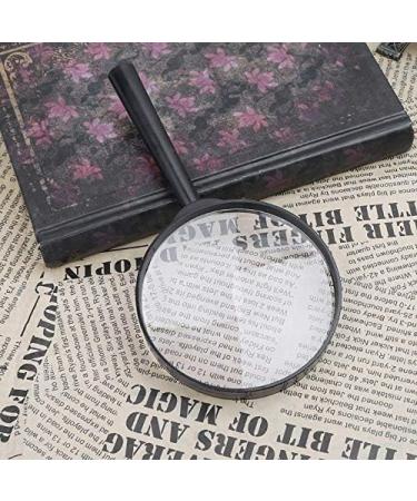 Magnifying 90mm Handheld Magnifier 5X Reading Map Newspaper Magnifying Glass Jewelry Loupe (Size : 100mm) Made in China - Buy Online on GoSupps.com