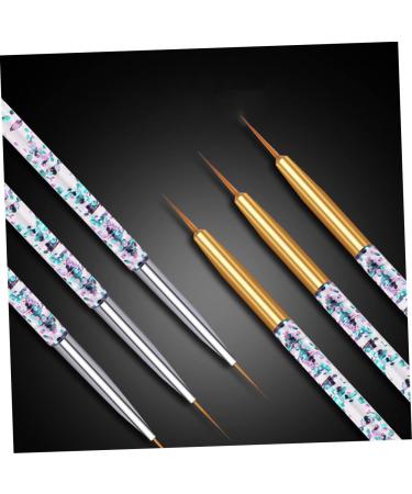 Mikinona 1 Set Nail Brush Seal Manicure Painting Pen French Tip Nail Tool Stamper Nail Paint Brush Manicure Painting Nail Art Gel Nail Art Supply Drawing Tool Silica Gel Acrylic - Buy Online on GoSupps.com