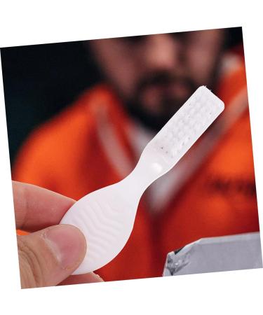 Hapinary 20 Pack Travel Toothbrushes - Portable Children's Teeth Cleaning Brushes - Compact & Gentle White Plastic Toothbrushes for Daily Use - Buy Online on GoSupps.com