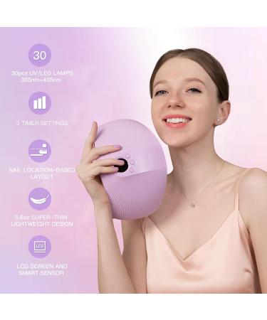 UV Light for Gel Nails - 75W Professional LED Nail Lamp Fast Curing Smart Sensor 3 Timer Settings & LCD Display - X33 - Buy Online on GoSupps.com