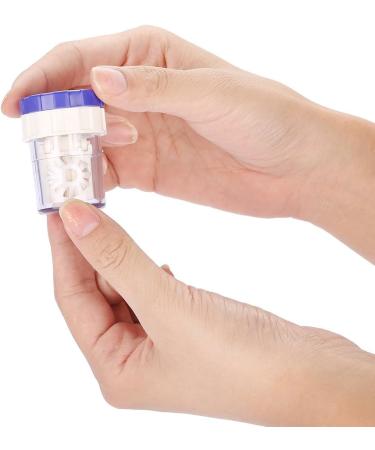 Buy Portable Cleaning Lens Case | Plastic Contact Lens Storage Box (Blue) - Daily Care Solution - Buy Online on GoSupps.com