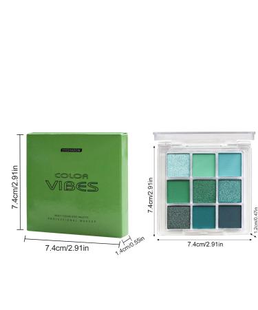  Generisch Green Eyeshadow Palettes Green Eyeshadow Green Glitter Makeup Pearl Makeup Palette Eyeshadow & Glitter Palette Matte Eyeshadow and Glitter Palette - Buy Online on GoSupps.com