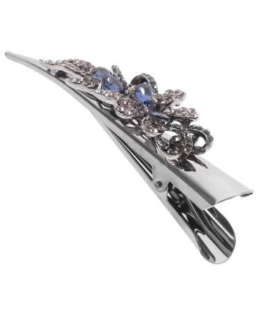 Mikinona Airless Pump Jar rhinestone hair barrette hair accessories Metal decorate Korean version Cymbidium billed hair clips metal trim headgear alligator clips for fine hair vintage