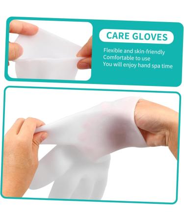 POPETPOP 1 Pair Moisturizing Gloves Cracked Hand Gloves Anti- Wrinkle Gloves Hand Softening Gloves Moisturizing Finger Gloves Black Cotton Gloves Women at Night White Cosmetic Sebs Miss - Buy Online on GoSupps.com