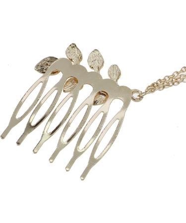 Jiklophg Chic Chain Leaf Headband Hair Comb Slide - Buy Online on GoSupps.com