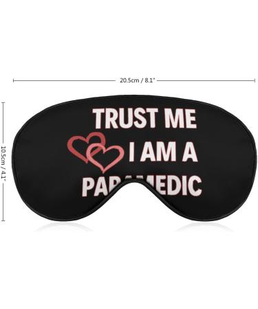 Paramedic Sleep Mask for Men and Women - Adjustable Eye Cover for Blocking Light During Travel or Nap - Buy Online on GoSupps.com