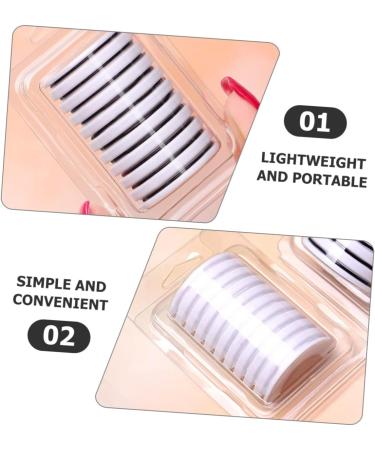 Angoily Self Adhesive Lash Strips Clear 2 Boxes Self Adhesive Eyelash Adhesive Strip Jelly Replace Resin Glue Lash Strips Clear Band - Buy Online on GoSupps.com