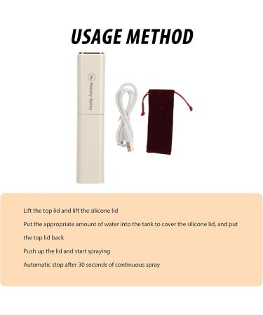 Keenso Nano FacialWhite Mini Face Humidifier 12ml Hydrates and Nourishes Nano Mist Technology for Hydration Skin Care - Buy Online on GoSupps.com