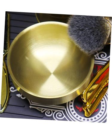 304 Stainless Steel Shaving Foam Bowl Tool - Durable Gold Mixing Bowl for Men | International Shipping Available - Buy Online on GoSupps.com
