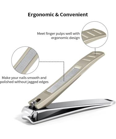 UNbit Nail Clipper Nail Clippers Set Stainless Steel Nail Cutter Professional Finger Toe Pedicure Manicure for Women Men - Buy Online on GoSupps.com
