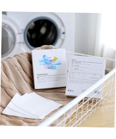 Toddmomy 24pcs Color Paper Laundry Stain Removers Paper for Clothes Laundry Paper Washer Stain Remover Grabber Stain Clothes Dye Clothes Color Dye Catcher Wipeoff Confetti Wash and Care - Buy Online on GoSupps.com