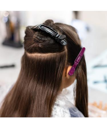 Pastel Gator Hair Clips - 10 Piece Set for Styling & Sectioning | Non-Slip Alligator Clips - Buy Online on GoSupps.com