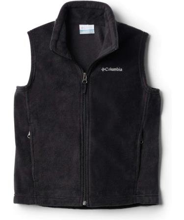 Columbia Boys Steens MTN Fleece Vest - Lightweight Black Vest for Kids | International Shipping Available - Buy Online on GoSupps.com