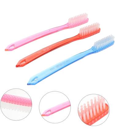 Mobestech 24 Pack Medium Manual Toothbrushes - Bulk Hard Clean Mixed Disposable Toothbrushes for Adults - Ideal for Travel - Buy Online on GoSupps.com