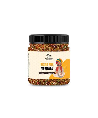 Hungry Harvest Special Kesar Mukhwas 300g Mouth Freshener Digestive After-Meal Mukhwas _Packing May Vary
