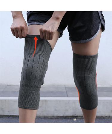 Buy Thick Cashmere Knee Warmers - Unisex Thermal Knee Pads for Winter Sports | Elastic Soft Knee Braces & Support Sleeves - Buy Online on GoSupps.com