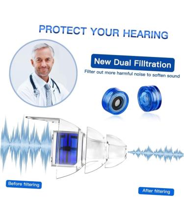 Buy Healvian Noise Filtering Earplugs - Silicone Gauges for Sleep & Travel - Sound Blocking & Noise Reduction Earplugs - Buy Online on GoSupps.com
