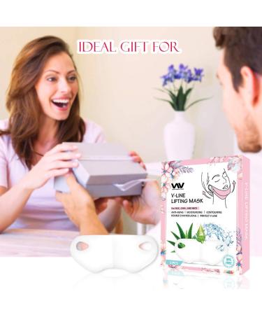 V Line Mask Chin Up Patch - Double Chin Reducer for V-Shape Lifting - Anti Age Face Slimming Patch for Wrinkles - Tightening Firming Face & Neck - 5 Strips - Buy Online on GoSupps.com