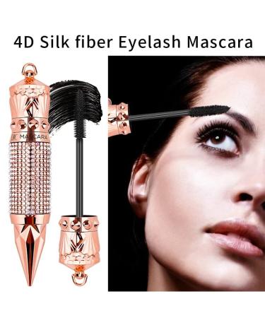 Black Queen Mascara 4D - Waterproof, Long Lasting, Lengthening | Silk Fiber Extension for Thickening, Curling Eyelashes - Buy Online on GoSupps.com