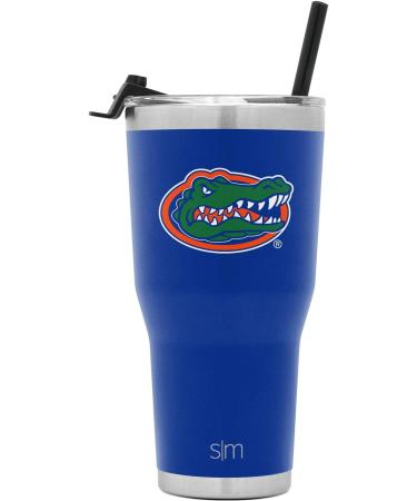 Florida Gators Tumbler with Straw and Flip Lid - Officially Licensed by Simple Modern - Buy Online on GoSupps.com