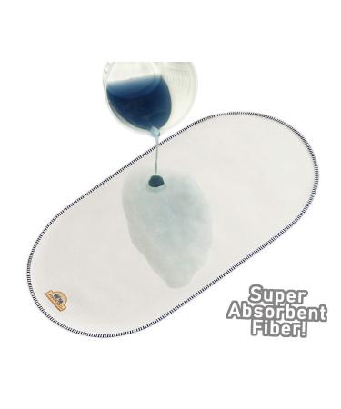 BlueSnail Soft Waterproof Changing Mat Liner 3 Count - Bassinet Pad 14x26.5 - White - Buy Online on GoSupps.com