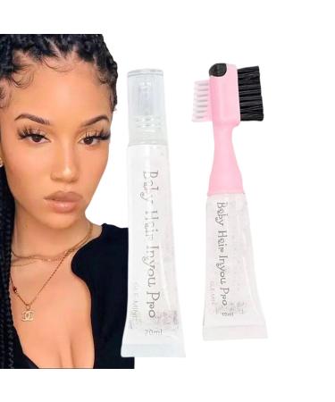 Slick Stick for Hair Edge Effect Wig Edge Wand Slick Stick for Hair Non-Greasy Styling Hair Pomade Stick Strong Hold Makes Hair Look Neat and Tidy Kroren