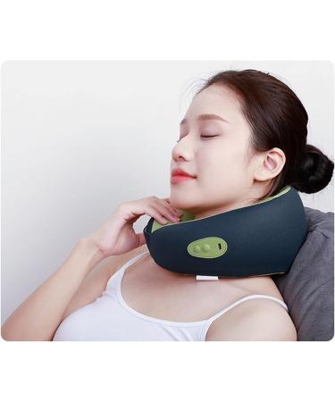 Tyenaza Wireless Massage Pillows - Neck Massager with Hot Compress for Office Car & Home - Blue & Green - Buy Online on GoSupps.com