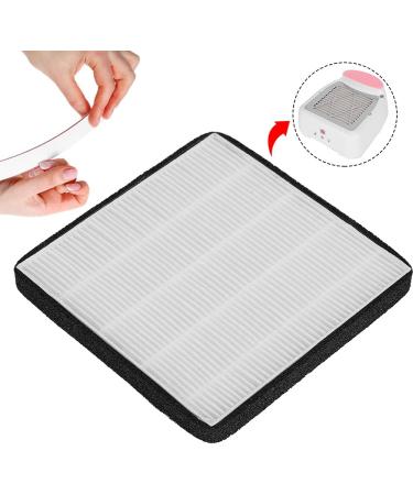 Nail Suction Filter Manicure Dust Collector Filter Quality Material Easy Nail Lovers Professional Manicurist Nail Maintenance for Nail Salon 12.4 * 12.4 12.4*12.4 - Buy Online on GoSupps.com